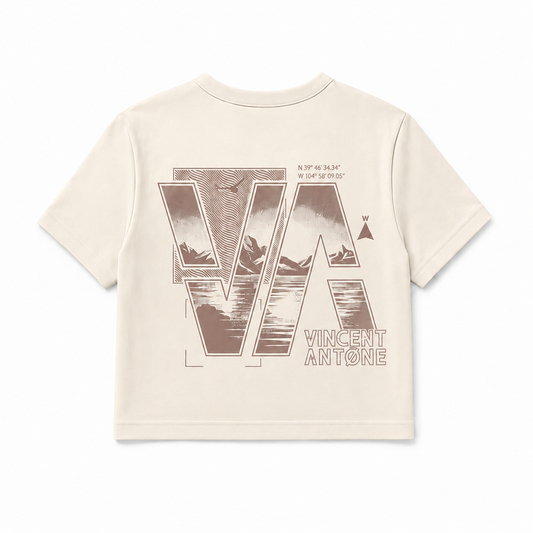 VA 2026 Cream Crop Top