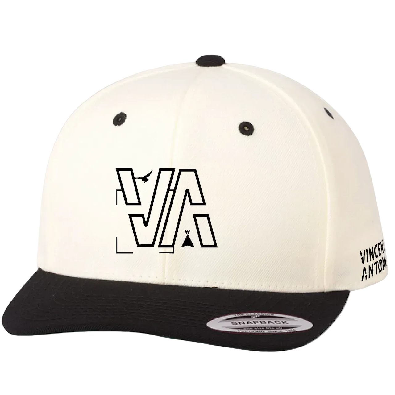 VA Snapback 2026 - Cream/Black